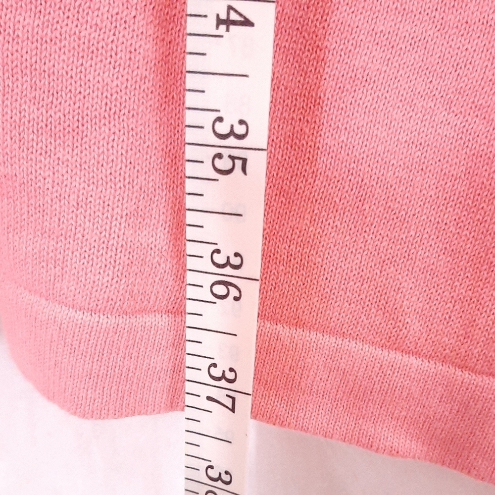 Chadwicks Sweater Duster Peach Salmon - Size XLP - Picture 5 of 8